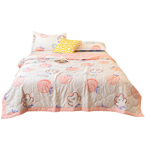 Summer washed cotton summer cool quilt bedding washed air-conditioned summer quilt single double quilt core student dormitory thin quilt