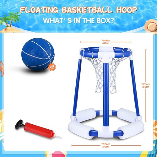 Cross-border Amazon new water basketball stand children's outdoor swimming pool floating basketball frame parent-child water toy