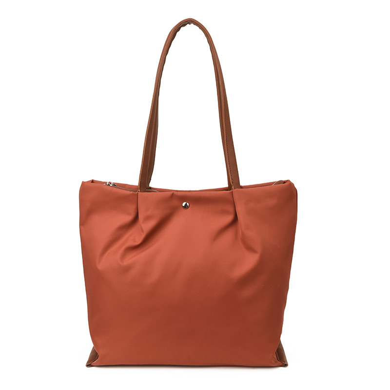 Bolso de tela de nylon de gran capacidad para mujeres 2026 nuevo tipo de bolso de hombro ligero y simple estilo coreano nicho Zhong Commuting Tote image 9
