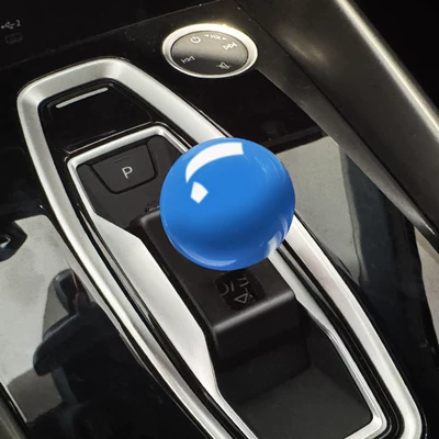 gear shift lever, A3 modified: Sürətlər qutusu və əl tormozu başlıqları - audi-a5la3q456l-e-tron-gear-shift-knob-blue-ball-head-base