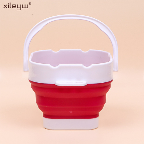 Xile pen washing barrel foldable retractable paint color color pen washing barrel painting barrel multi-functional storage small bucket