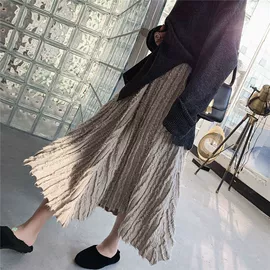 女式针织衫;毛衣;半身裙