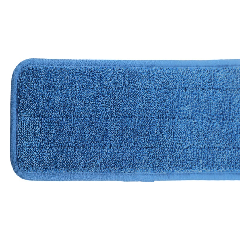 Mopa plana retráctil grande con cinta mágica para limpieza del hogar y hospitales, mopa para pisos con placa de aluminio y cierre adhesivo, de doble uso para limpieza en seco y húmedo.