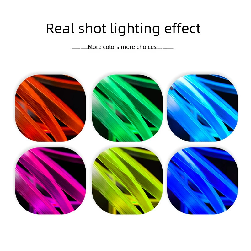 New car atmosphere light EL band colorful cold light LED car inside atmosphere light color light light light door seam lamp