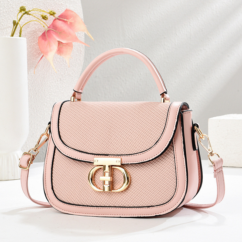 Bolso de moda 2025 nuevo bolso de moda de color contraste bolso de hombro casual bolso de textura bolsas