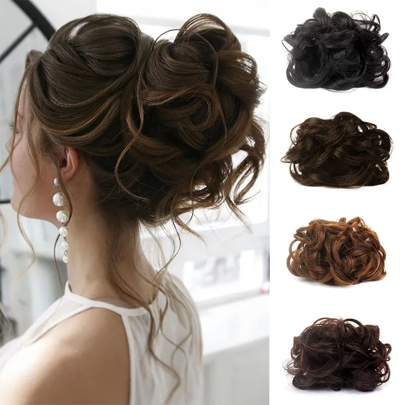 13 inch diameter hair accessories messy bun hair claw clip hair bun synthetic self-wig wholesale 13 inch diameter hair accessories messy bun hair claw clip hair bun synthetic self-wig wholesale