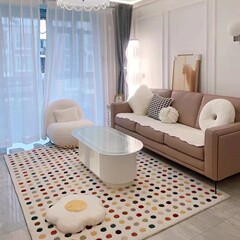 モロッコボヘミアン風客間じゅうたん白黒シンプルで厚い夏の登山マット家庭用寝室マット