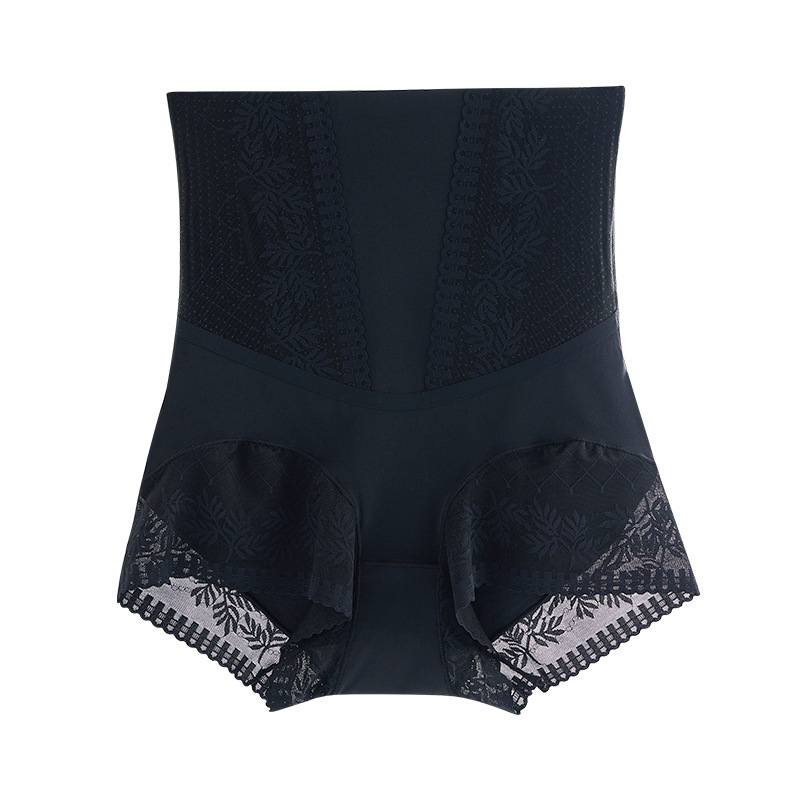 Nuevo encaje de cintura alta vientre que forma la ropa interior de las mujeres fuerte vientre que forma la cintura sin costura que forma la cadera Boxer vientre que forma los pantalones