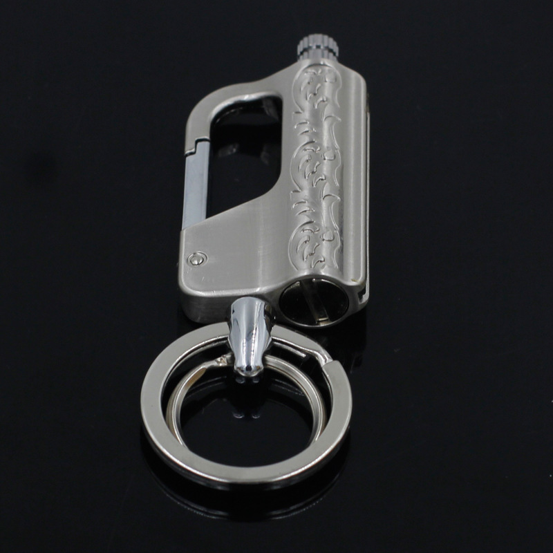 Baicheng Wanzi encendedor de queroseno de fósforos para hombres llavero creativo multifuncional al aire libre impermeable portátil transfronterizo al por mayor