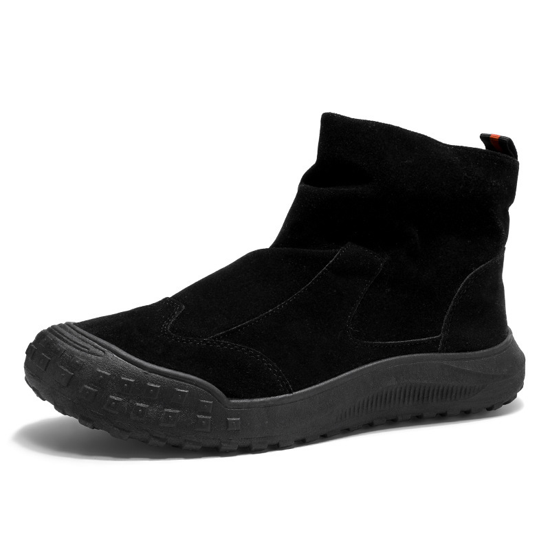 2025 Autumn New Casual Daily Versatile Warm Ankle Boots Hiking Running Lightweight Men's Shoes_voghion.com