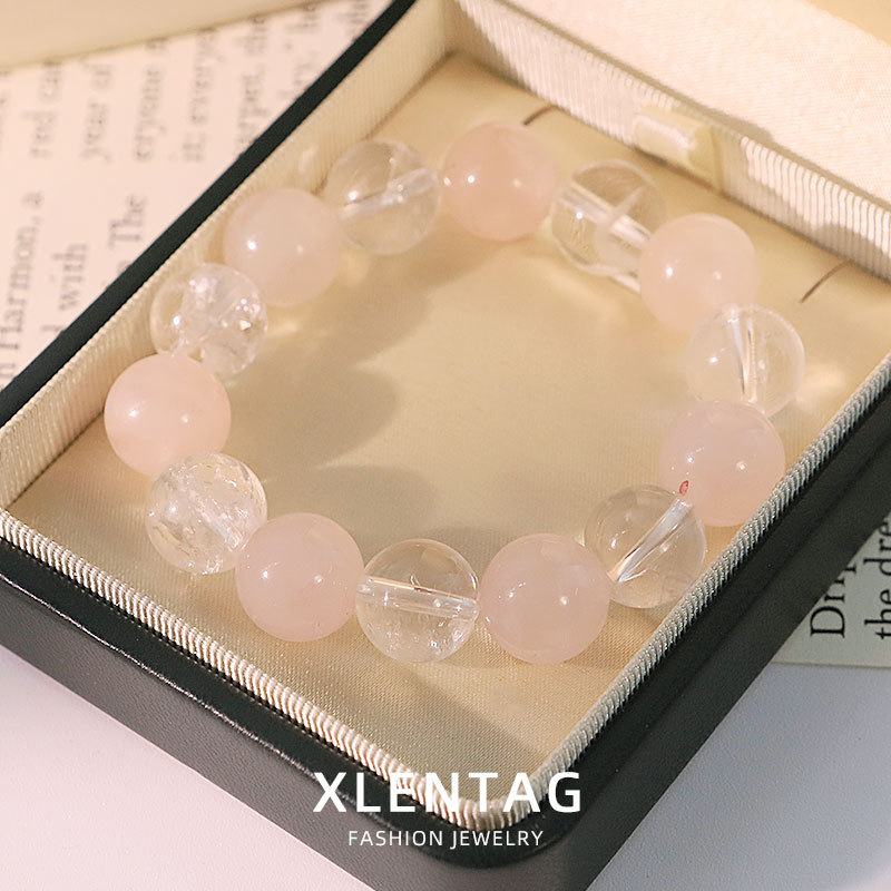 Pulseras de cristal de polvo natural originales, nuevos estilos chinos exquisitos y versátiles para enviar a amigos y amigas cuerdas de cuentas DIY joyas de mano