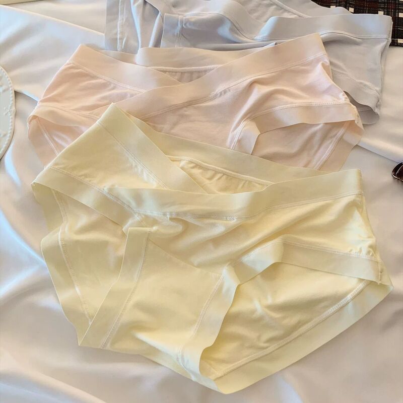 10A Antibacterial Maternity Panties for Women, Soft Low-Waist V-Shaped Plus Size Seamless Breathable Modal Briefs for Early, Mid, and Late Pregnancy 10A Antibacterial Maternity Panties for Women, Soft Low-Waist V-Shaped Plus Size Seamless Breathable Modal Briefs for Early, Mid, and Late Pregnancy
