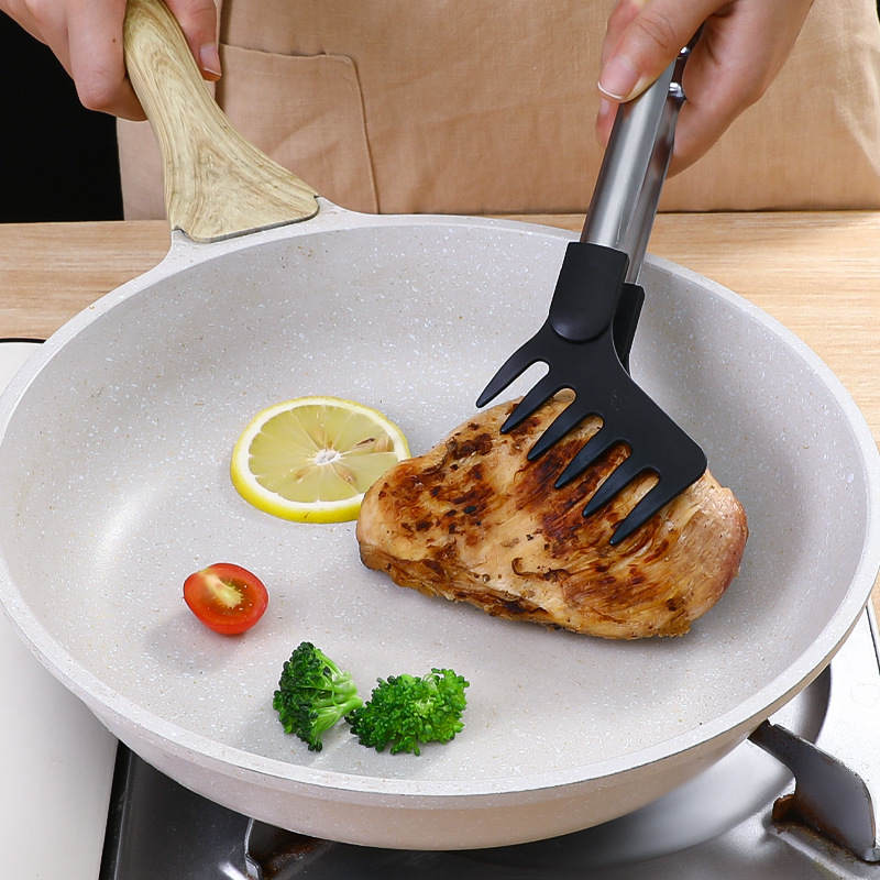 Clește pentru spaghete din oțel inoxidabil cu mâner lung_voghion.com