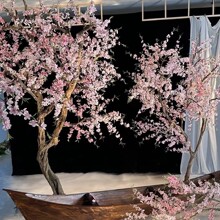 厂家直销桃花景观 仿真樱花树 节庆装饰品 许愿树道具 摆放家居装