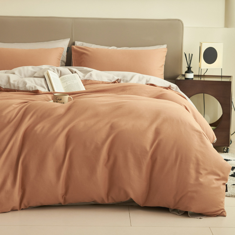 Una cama de cuatro piezas de algodón 2025 nuevo edredón sábanas de cubierta dormitorio de estudiantes de tres piezas de cama Kasa4