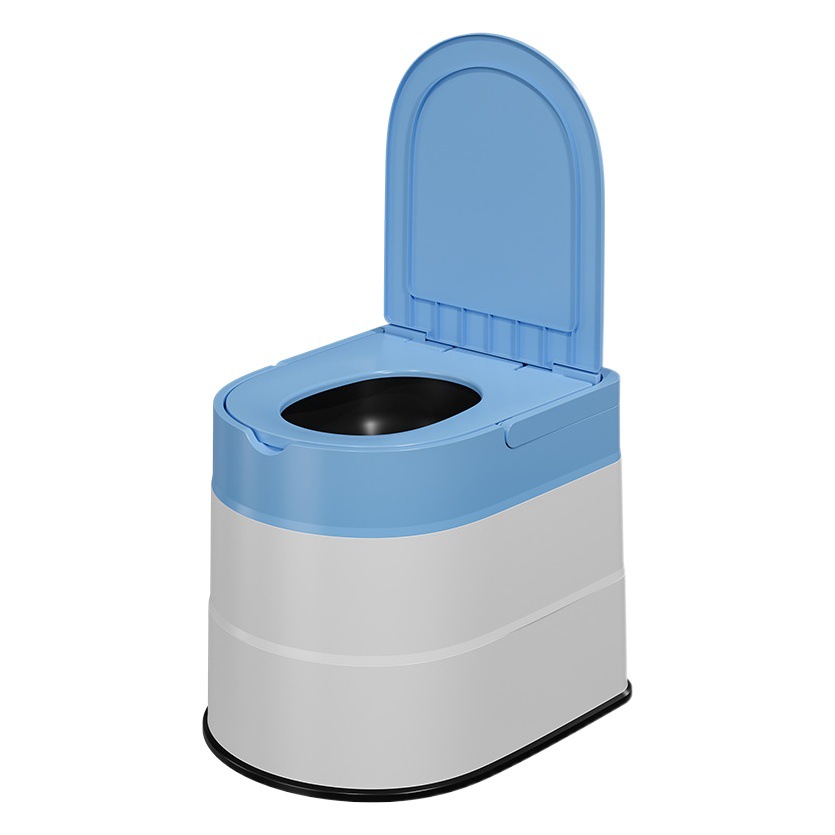 Bedside toilet movable toilet elderly spittoon portable urinal pregnant women thickened household toilet chair adult