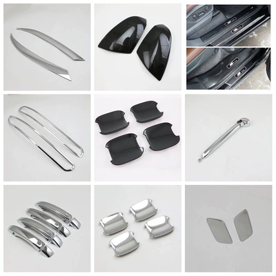 16 Audi Q7 Exterior Modification Suitable for Audi Handler Door Wrist Reverting Mirror Headlight Eyebrow Threshold Bar M