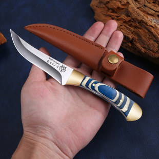 Mongolian Small Machete Hand-held Meat Knife Fruit Knife Mongolian Knife Mutton Knife Hand-held Meat Knife Multi-purpose Knife Dining Knife