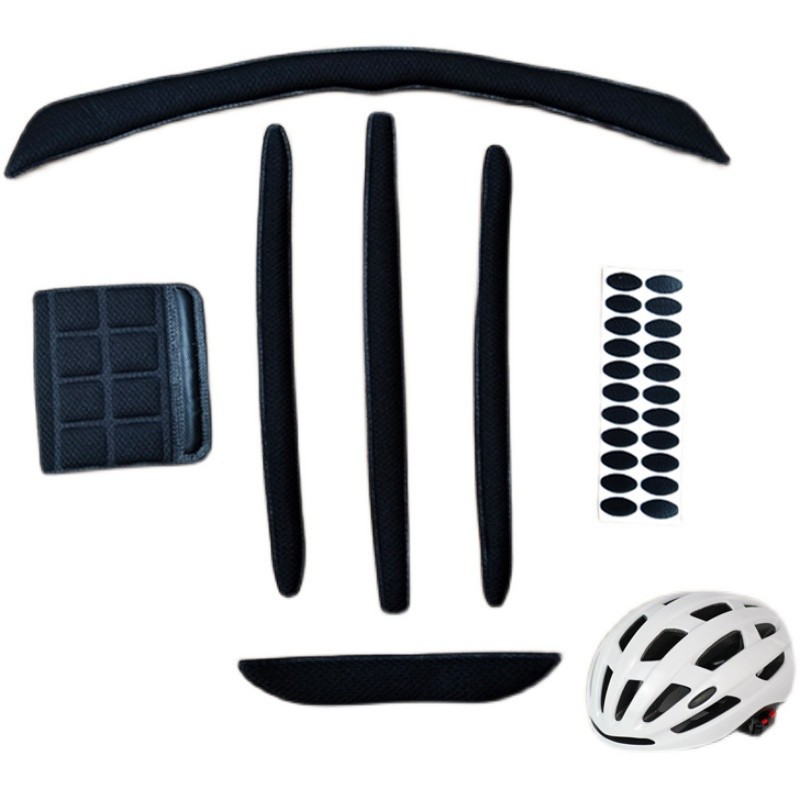 Forro especializado para cascos de ciclismo al aire libre, ligero, transpirable, duradero y absorbente del sudor para bicicletas, bicicletas de montaña y bicicletas de carretera. image 4