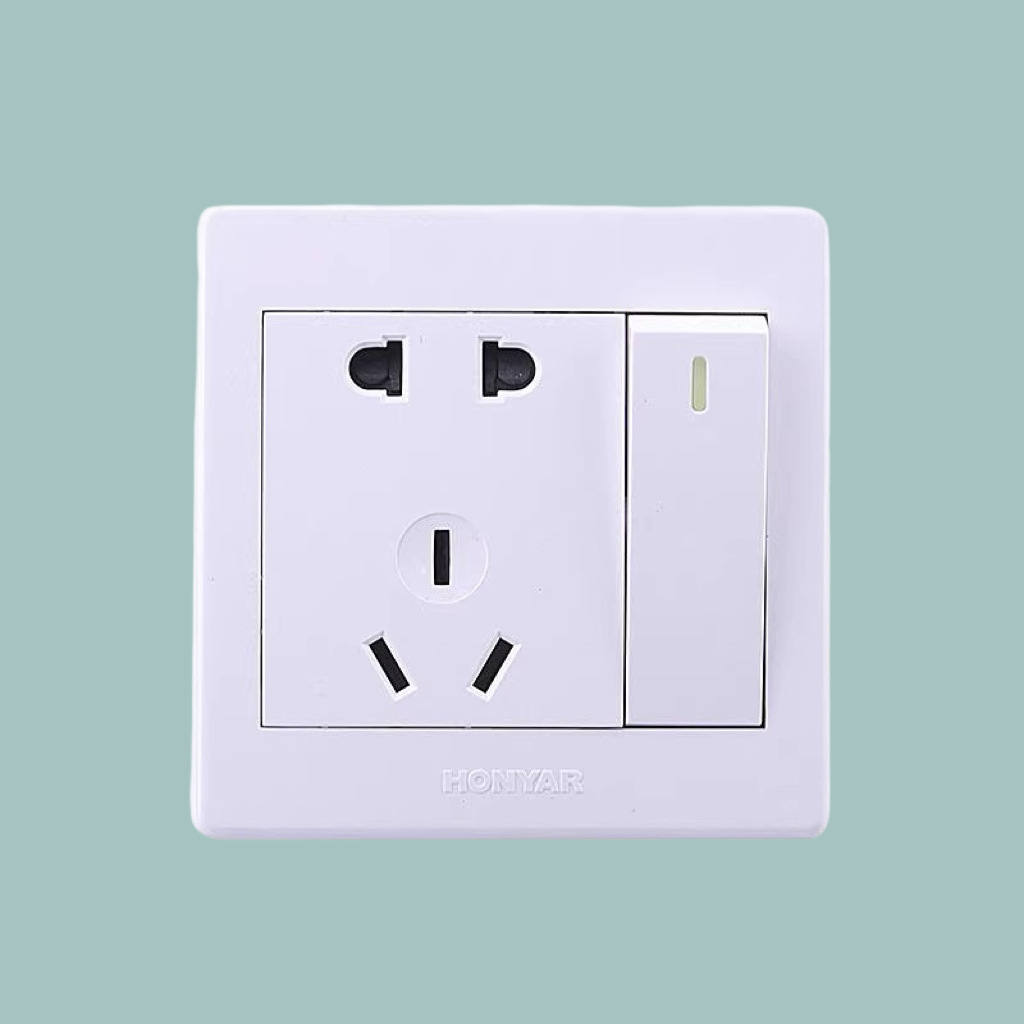 Conector de conmutación de aluminio de aluminio MEE X3 serie 86 tipo cinco agujeros dos o tres conector panel de conector escondido