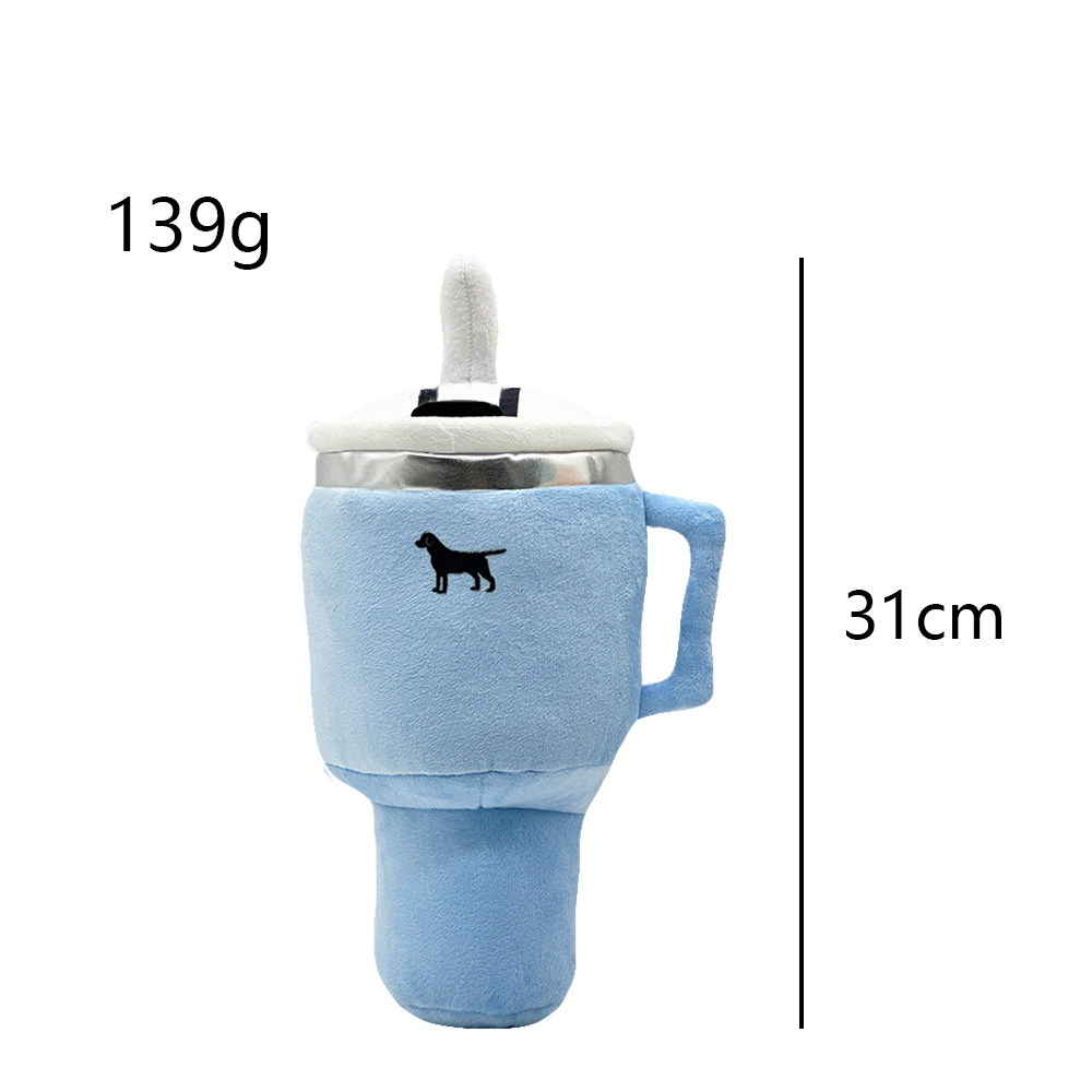 Nuevos gafas transfronterizas juguete perro masticar taza de peluche para aliviar el aburrimiento muñeca BB llamado juguete