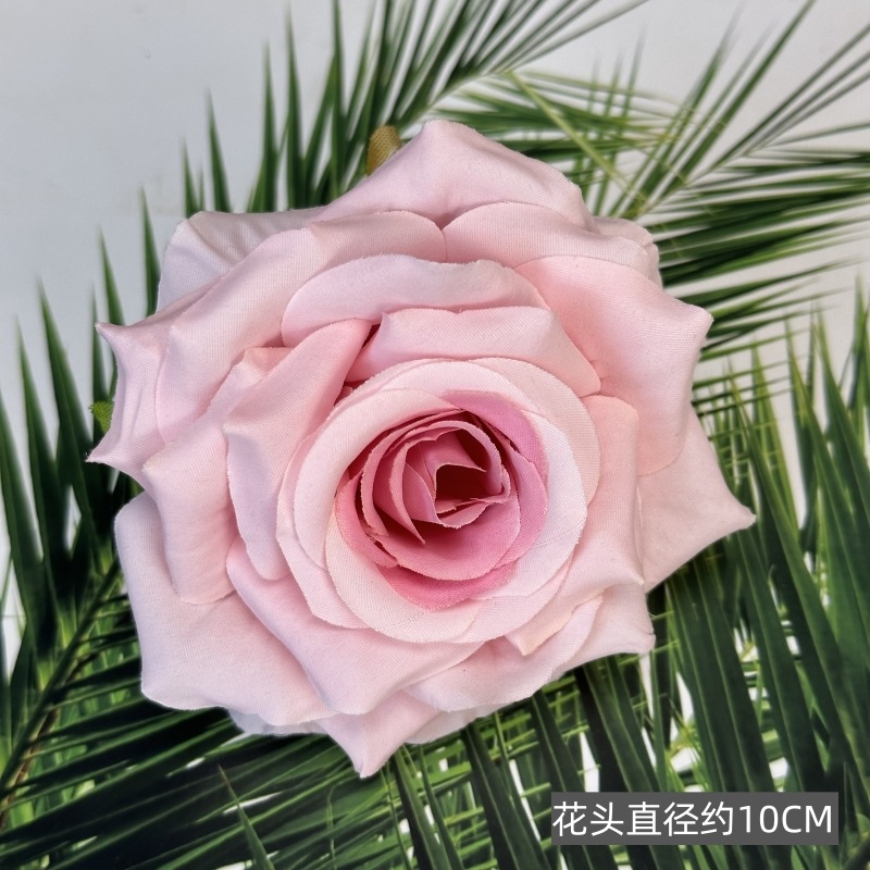 Franela artificial flor Rosa cabeza ramillete rojo boda flor pared tiro apoyos flor artificial arco flor artificial al por mayor