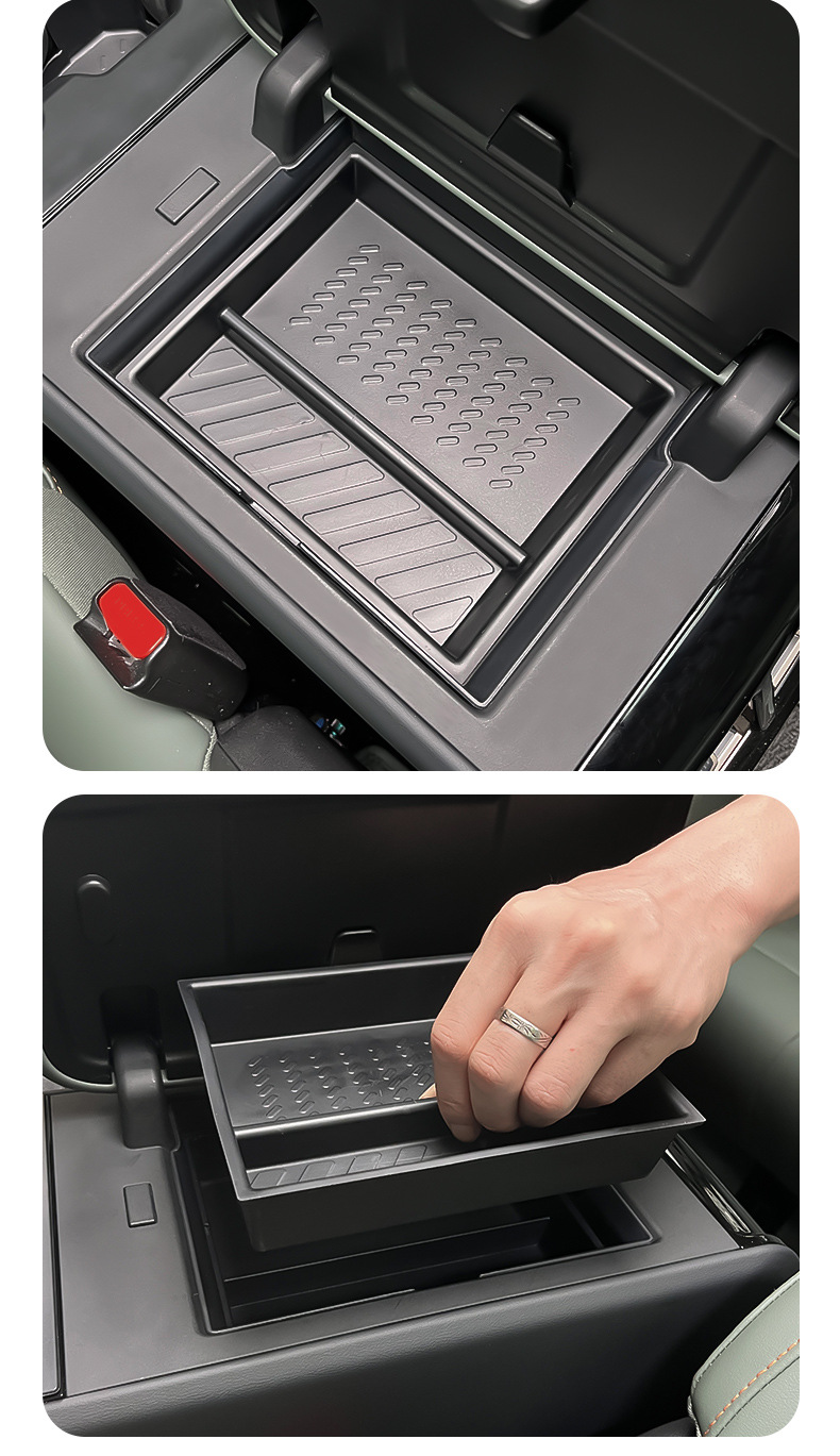 Specially Used for Chery ICAR03 Armrest Box Storage Box Storage Box Central Control Lower Storage Box Water Cup Cover Modification Pad