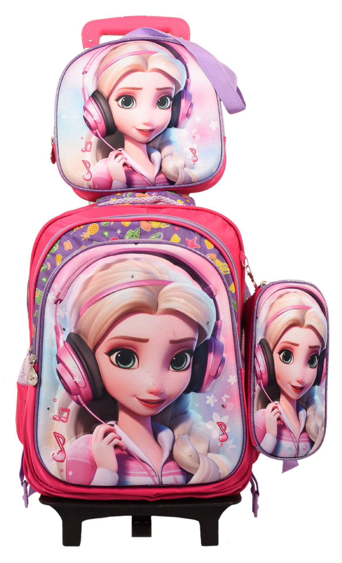 Mochila escolar fábrica 3D traje de tres piezas Shaodong escuela primaria al por mayor mochila de tres piezas de hombro de dibujos animados con protección de la columna