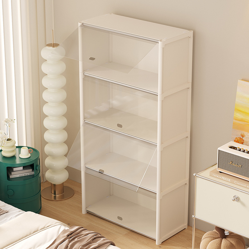 Simple Wardrobe, Transparent Clothing Storage Cabinet, Flip-Top Multi-Layer Storage Cabinet, Dust-Proof, Large Capacity, Sturdy and Durable Wardrobe Simple Wardrobe, Transparent Clothing Storage Cabinet, Flip-Top Multi-Layer Storage Cabinet, Dust-Proof, Large Capacity, Sturdy and Durable Wardrobe