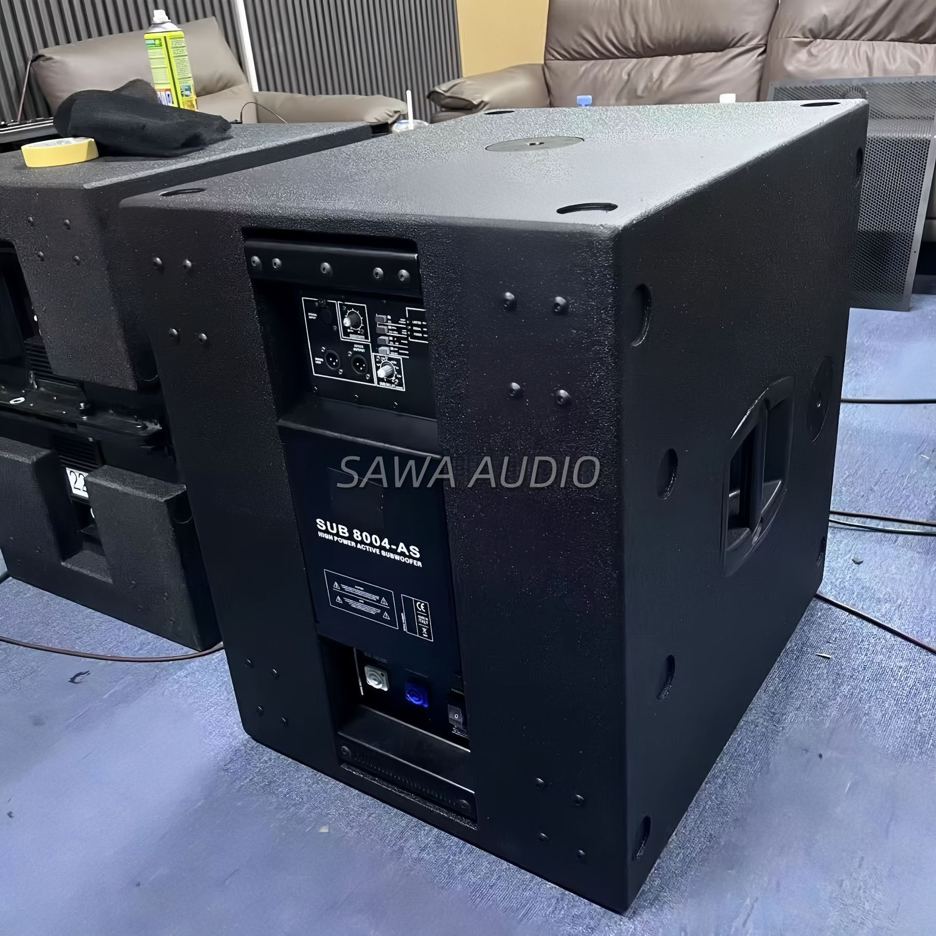 18 pulgadas subwoofer solo altavoz profesional al aire libre altavoz de alta potencia conferencia bar escenario sonido de matriz lineal