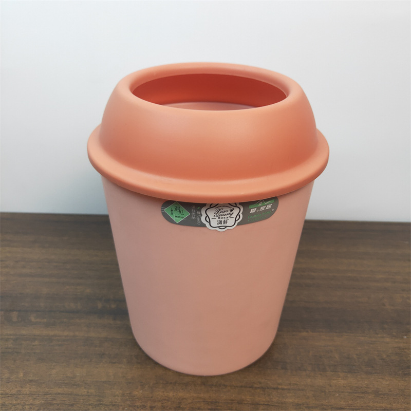 Papelera de plástico simple, cubo de almacenamiento para cáscaras de frutas, para cocina y sala de estar, venta al por mayor.