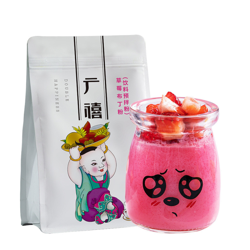 广禧豆花布丁粉1kg 果冻粉家用商用自制冰豆乳椰奶豆腐奶茶店|undefined