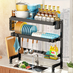 廚房水槽置物架多功能放碗碟架瀝水架台面碗盤收納架水槽上收納