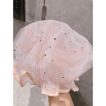O 66214 Double layer waterproof starry shower cap ˫���ˮ��