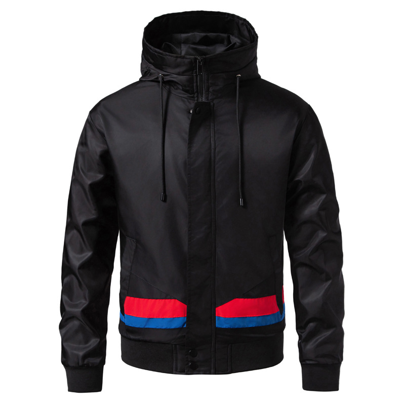 Primavera y otoño estadounidenses transfronterizos nueva moda juvenil chaqueta de moda deportiva al aire libre chaqueta de montaña de cuello vertical chaqueta casual