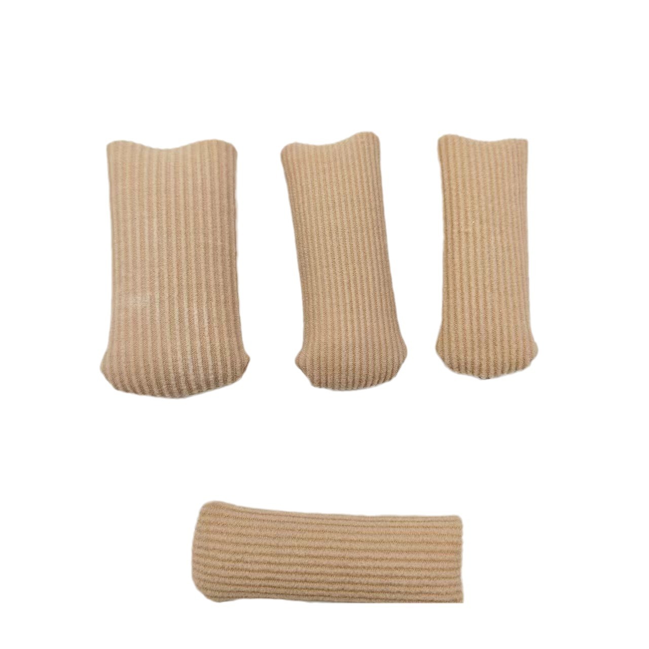 Cubierta del dedo del pie de fibra cubierta de silicona cubierta protectora cubierta cerrada corte anti-desgaste cubierta del dedo del pie SEB tubo de viscosa cubierta del dedo del pie