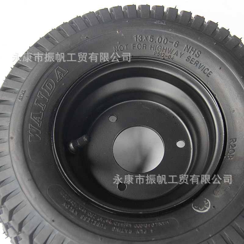 Go-Kart Beach Cart Karting Lawn Mower 13*5.00-6 Vacuum Tire 13X 5-6inch Tire Wheel Hub
