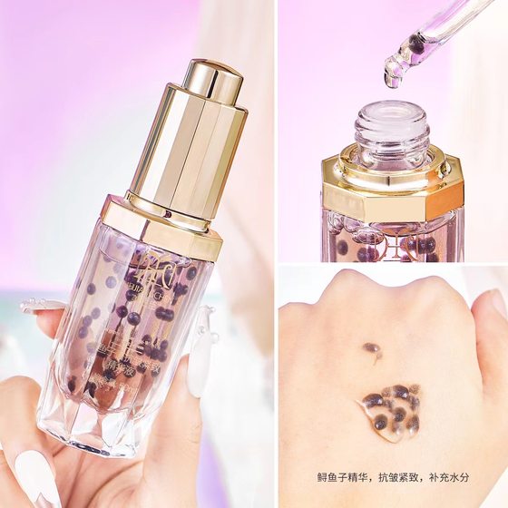 Online Celebrity Live Broadcast Same-style Sturgeon Caviar Anti-wrinkle Compact Essence Water Replenishment Light Pattern Lady Essence