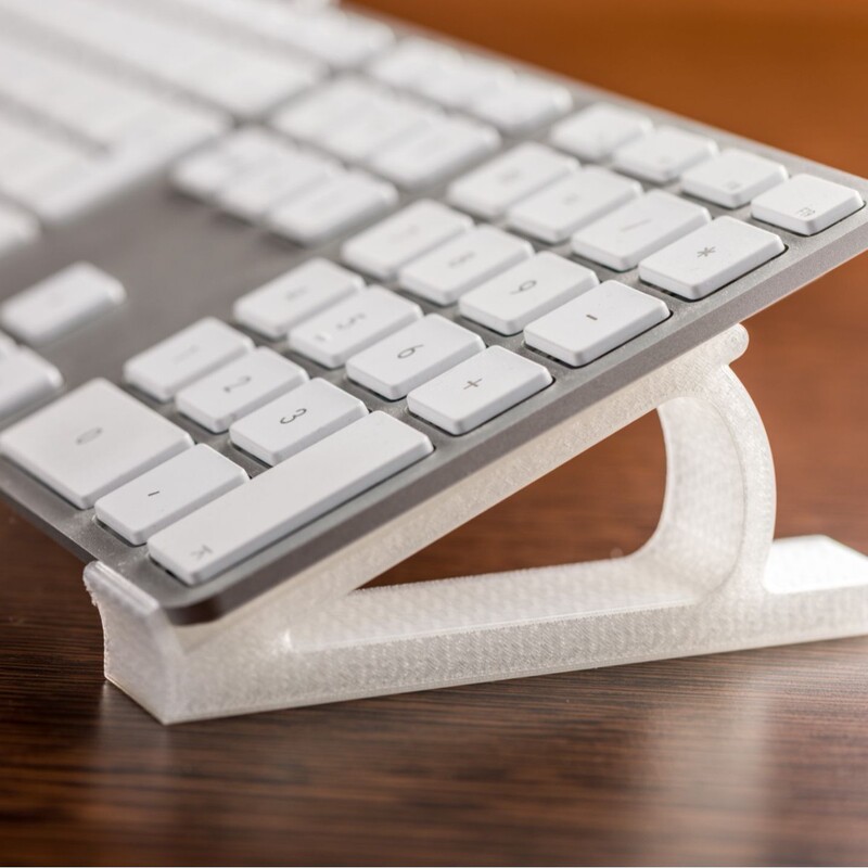 3D Printed Mechanical Keyboard Storage Rack Desktop Display Stand Single-Layer Laptop Storage Stand Simple Desktop Stand