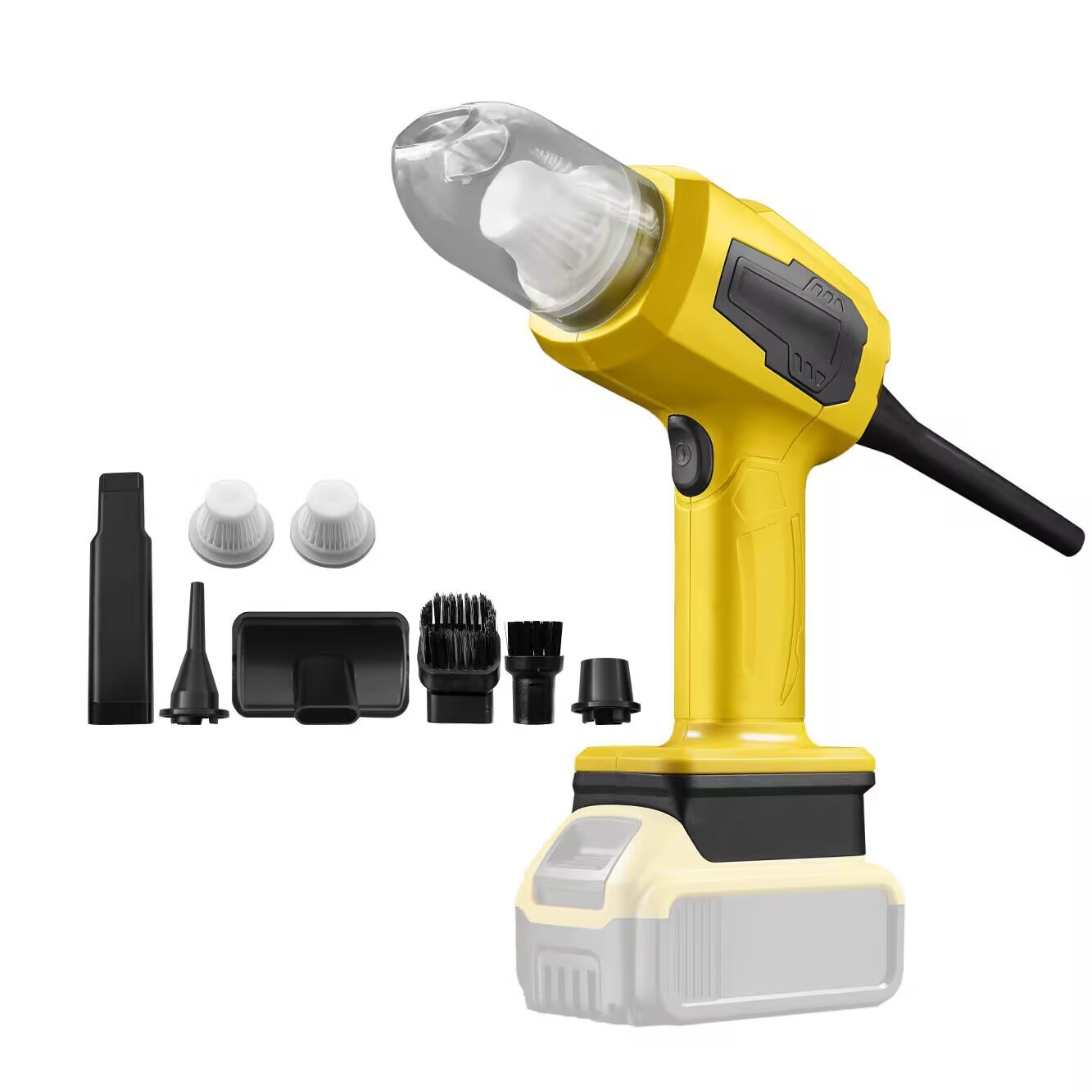 Small car vacuum cleaner, wireless charging, portable handheld lithium battery blower and vacuum cleaner for home use, cross-border