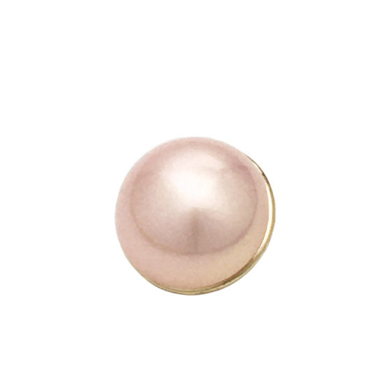 Pink Pearl Button metal dark feet bright button all-match shirt knitted lace clothing button cardigan coat buckle