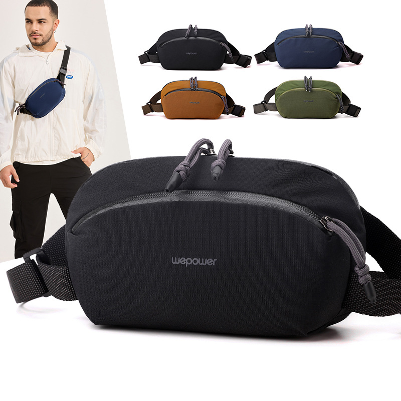 WEPOEWR nuevo bolso de pecho de hombre, bolso deportivo personalizado, viaje de viaje, bolso de hombro inclinado, bolso de cintura de teléfono móvil
