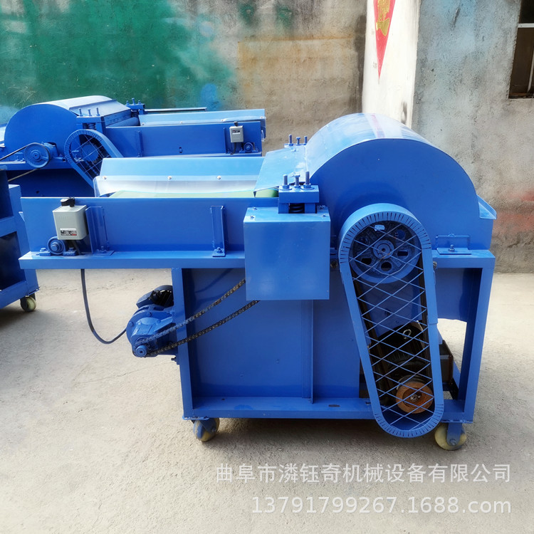 毛毡旧被套开松机 碎布旧衣服开松机 麻袋山棕叶打散机