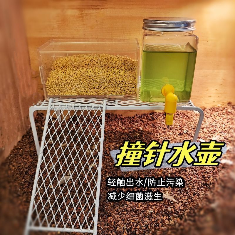 Rutin chicken feed box large capacity chicken striker kettle drinker bird quail splash automatic feeding and watering supplies