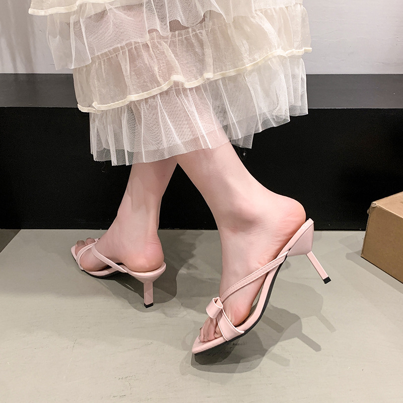 zapatos de tacones altos de mujer con arco de cabeza cuadrada, moda con tacones delgados con falda, 2026 zapatillas de verano