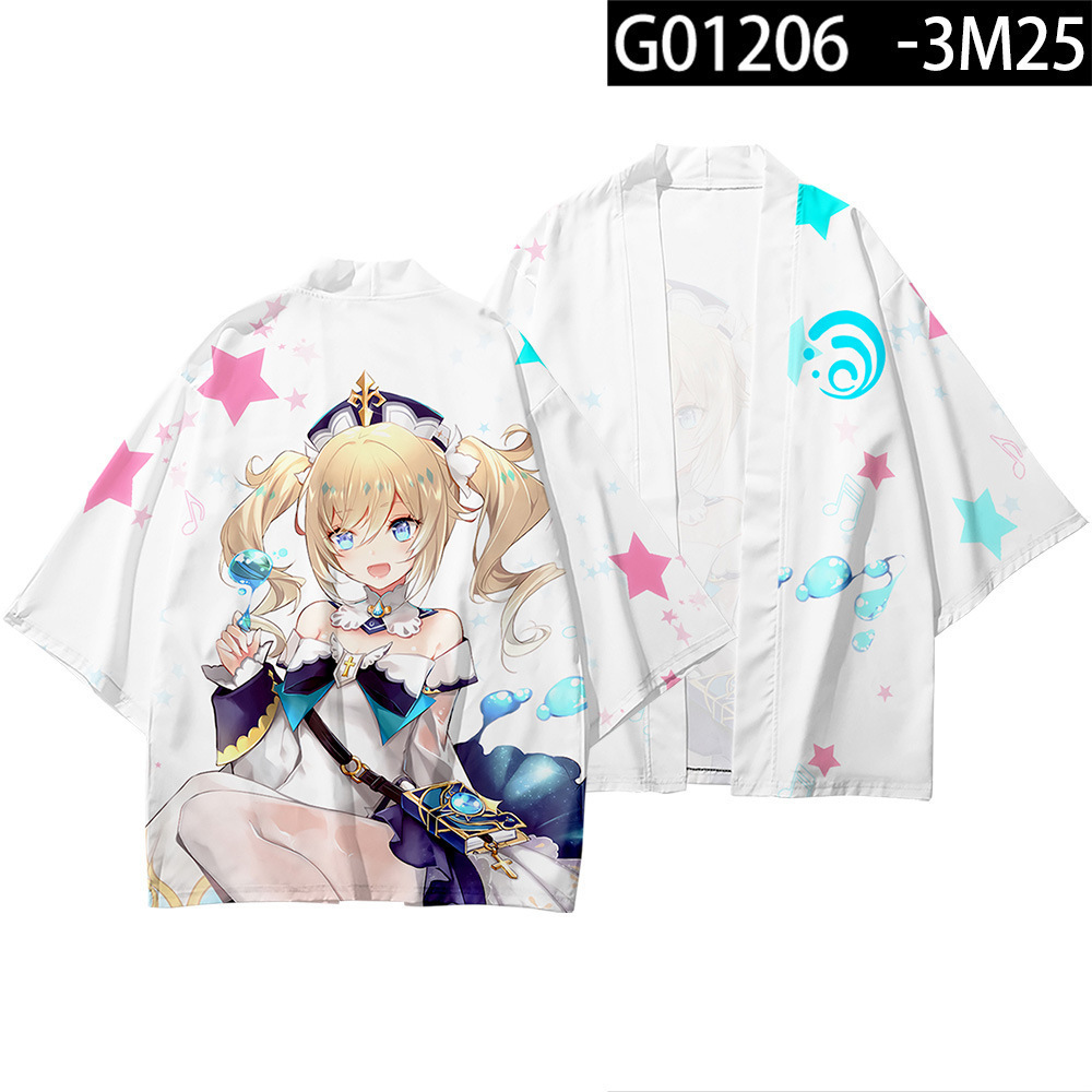 2024 verano anime cosplay dios original Genshin capa Riyue Keli cardigan kimono capa image 38
