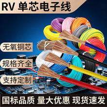 RV软线0.3 0.5 0.75 1.5平方单芯多股铜芯电子线电源控制线rv电线