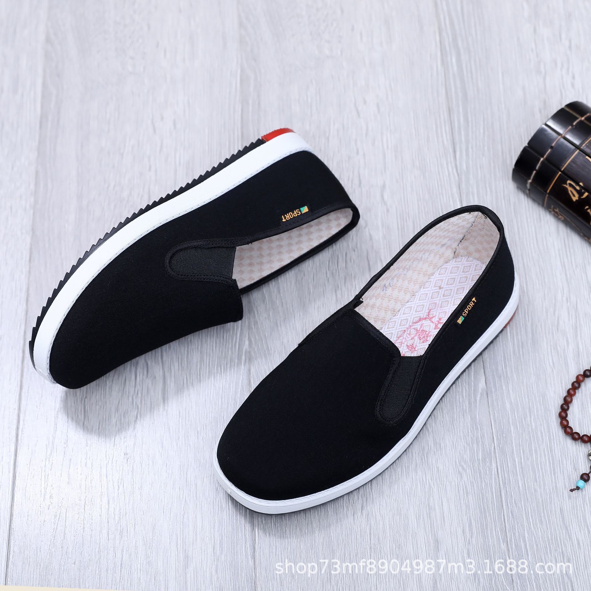 Zapatos de tela a prueba de fuego a prueba de agua de 18 años Beijing 3520 antideslizante, respirable, ocio y resistente al desgaste, zapatos a prueba de quemaduras y a prueba de aceite.