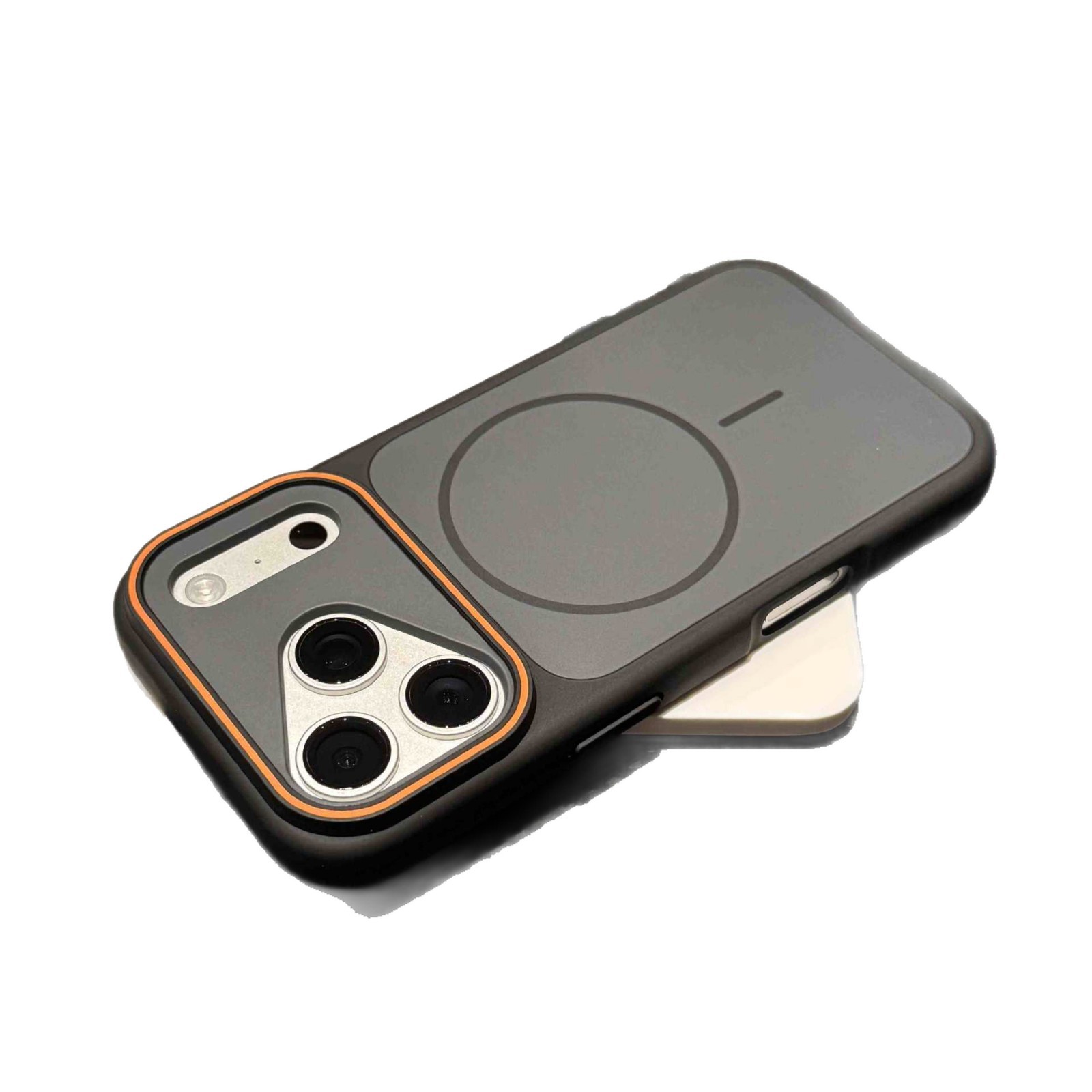 魅影撞色磁吸適用iPhone18PROMAX膚感手機殼蘋果17全包16高級感15 5