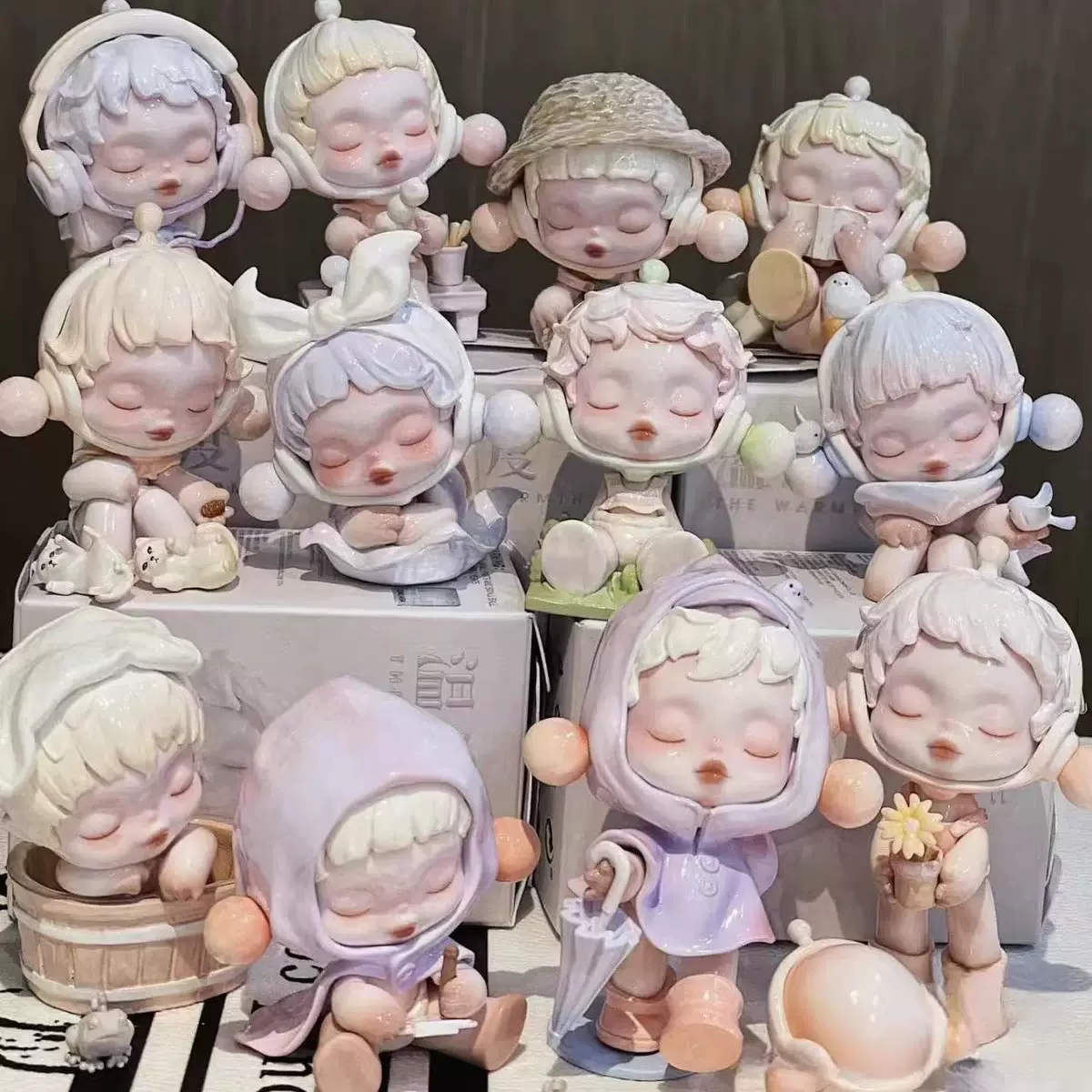 泡泡玛特盲盒拿货SP8温度系列手办公仔车载摆件儿童玩具生日礼物